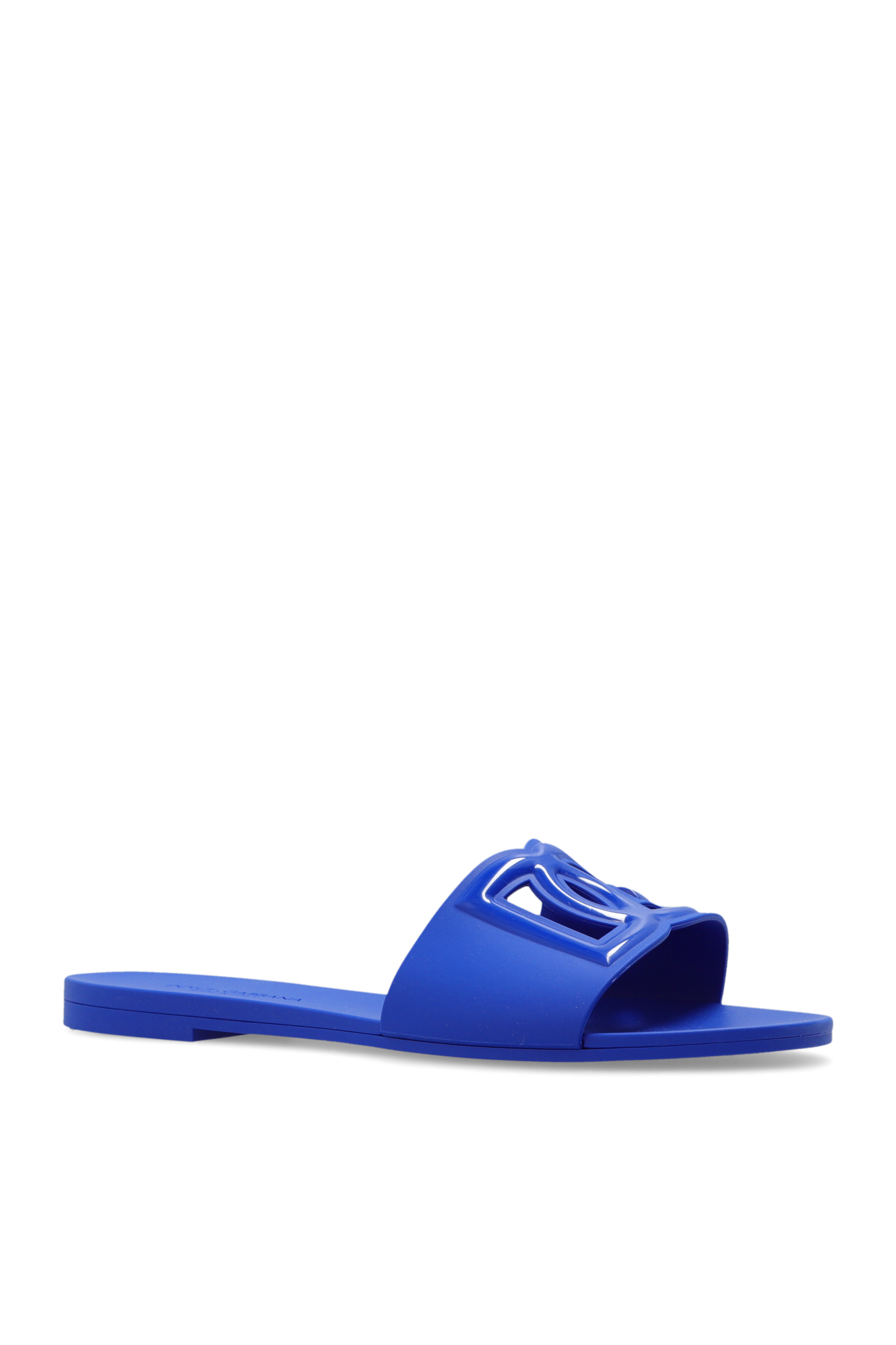 Dolce & Gabbana RAINBOW SLIDES スライドサンダル 軽量 ロゴ DOLCE & GABBANA ビーチスライドサンダル ラバー DGロゴ | Merci